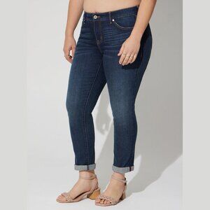 Torrid Boyfriend Straight Vintage Stretch Mid-Rise Jean